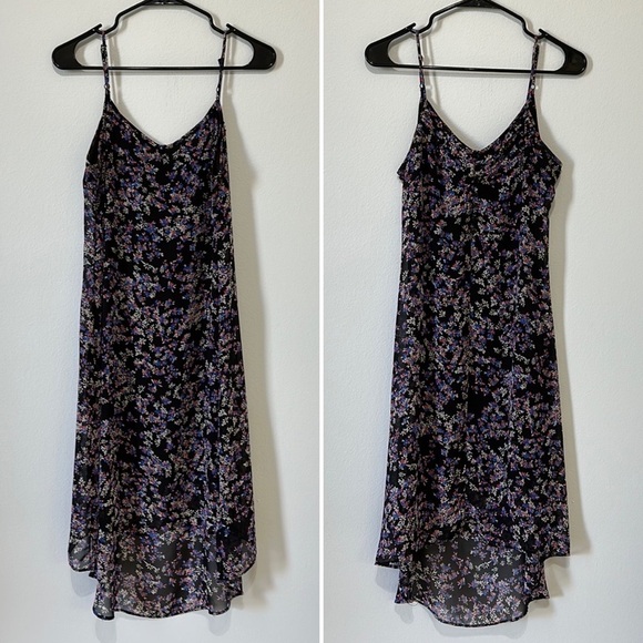 Express Floral High-Low Floral Dress - XS - Picture 2 of 11